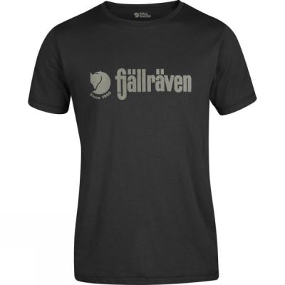 Playeras Fjallraven Retro Hombre Negras - Chile KAD749562